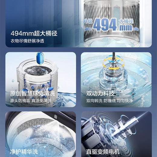 海尔（Haier）洗衣机 XQS110-MBDEV77A7 商品图4