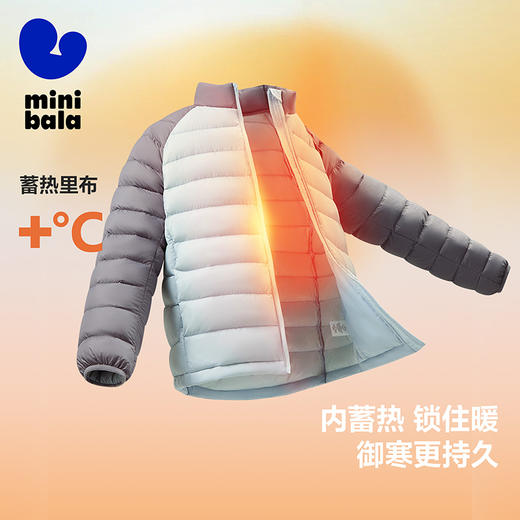 【三防】迷你巴拉男女童防风保暖亲子羽绒服宝宝立领羽绒外套 商品图2