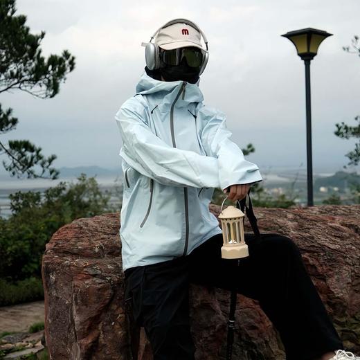 Ⅱ级专业冲锋【台州大厂出品 理工大联合研发面料 90白鸭绒内胆】LeWalk 2025款单冲/三合一羽绒硬壳冲锋衣 商品图4