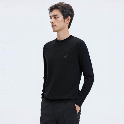 【门店新品&含羊毛】圣得西男休闲毛衫25年冬季新款圆领百搭毛衣 商品图13