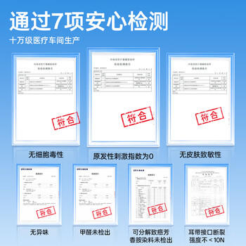 袋鼠医生一次性医用外科口罩成人100只防尘透气夏季薄款防晒花粉过敏鼻炎 商品图5