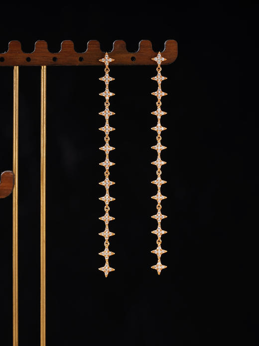 子佩集S925银【星星热潮】耳钉纯银【KK471E】时尚镀金2501 商品图0