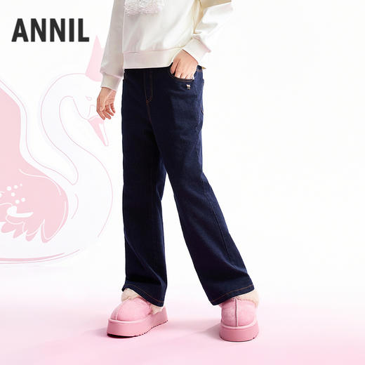 【实体店同款】女童全腰棉裤冬季新款安奈儿童装AG546073 商品图0