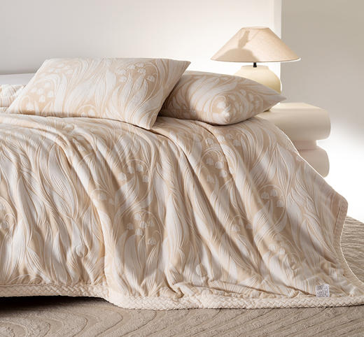 秋冬三层夹棉花卉款雕花绒毛毯 商品图9