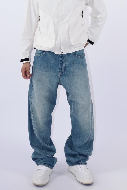 男款后腰调节牛仔裤长裤la016 商品图3