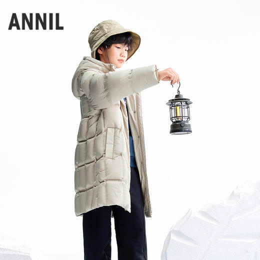 【实体店同款】男女童加长款羽绒服冬季新款安奈儿童装AM545416 商品图1