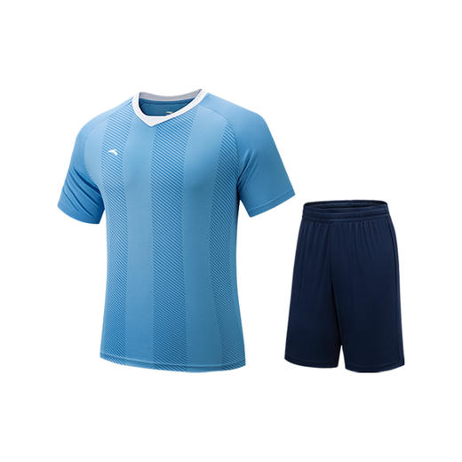 超级安踏男子速干足球套装透气亲肤比赛服运动短袖短裤152541201U 商品图1
