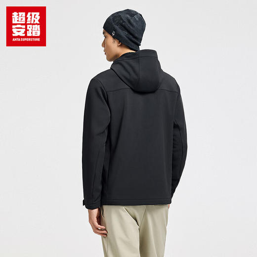 超级安踏防泼水加绒外套男秋冬户外运动上衣通勤外套152546607U 商品图4
