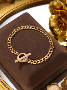 子佩集S925银【旭瑶】手链纯银【KK989C】时尚镀金2501