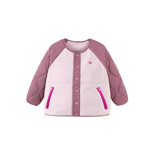 【净电绒】迷你巴拉冬季儿童抗静电毛绒外套亲子保暖夹克 商品图4