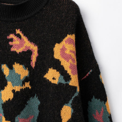 S·Y·C【花期】高定半高领加厚别致提花100纯羊绒毛衣 商品图5