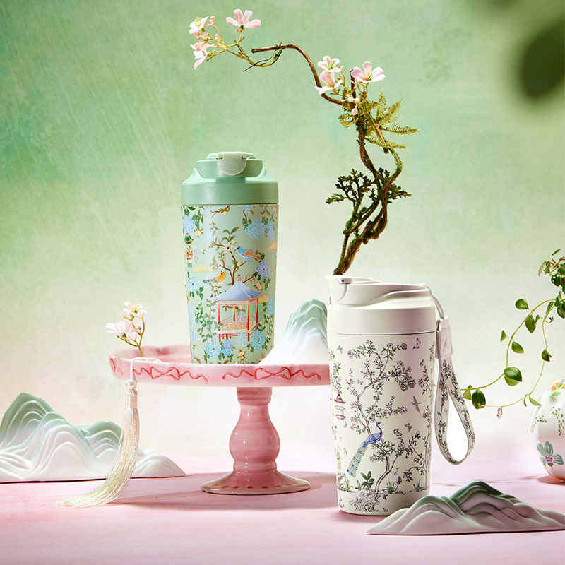 福满香园 陶瓷内胆咖啡随行杯