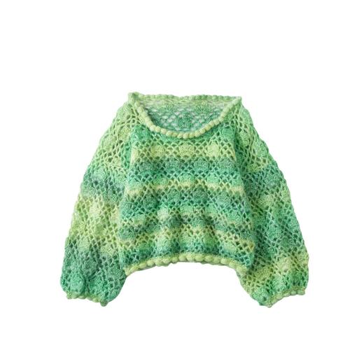 苏苏姐家葡萄粒粒上衣手工diy编织印象日出毛线团自制毛衣材料包 商品图4