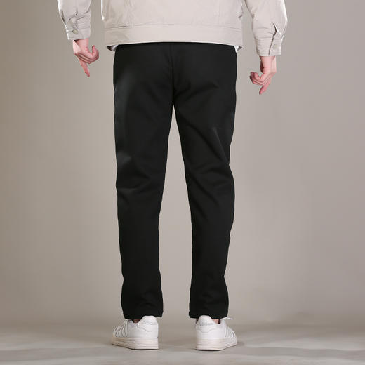 DRONKOO 2025 正常腰左袋绣线织唛复合绒基础款厚休闲长裤 商品图4