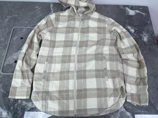 瑕疵Columbia/哥伦比亚 女士秋冬纯棉法兰绒格纹加绒保暖休闲连帽外套 商品图0