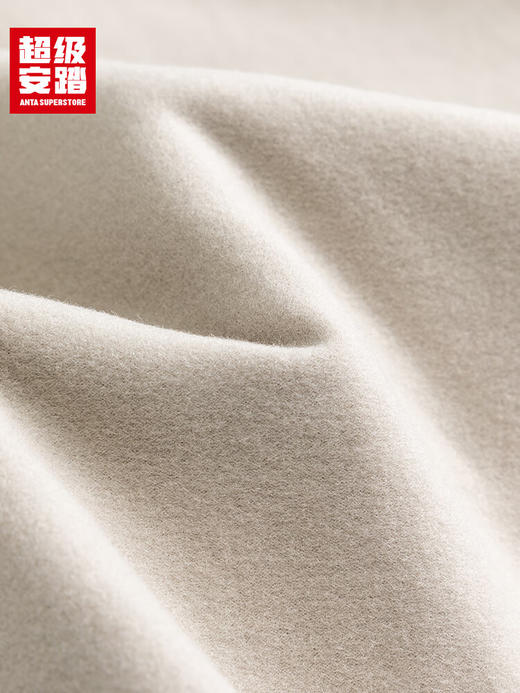 超级安踏甲壳盾抗菌长T男秋冬加绒半拉链卫衣通勤内搭152547408U 商品图9