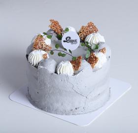 （新品）养生黑芝麻焦香豆乳奶油蛋糕