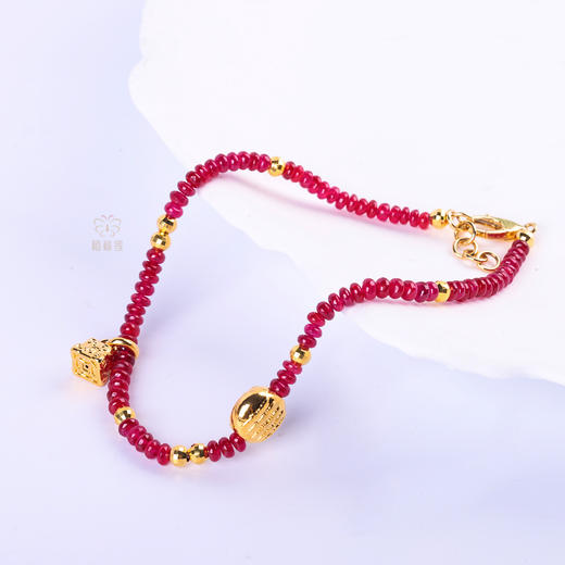 【鸿运】红宝石五条经手链   SL1251007 商品图2