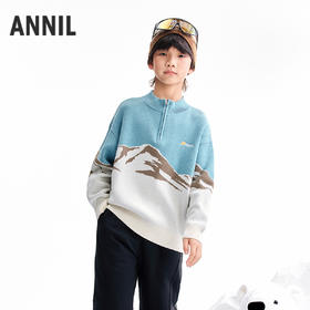 【实体店同款】男童高领棉线衫冬季新款安奈儿童装AB544044