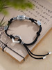 子佩集S999银【真言随心】手链纯银【N020-1】仿古拉绳黑绳2501 商品缩略图4