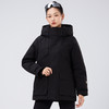 個调秋冬女升级黑金风壳4.0收腰短款冲锋衣鹅绒服8388 商品缩略图1