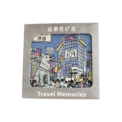 momobox 冰箱贴 旅忆系列 涩谷忠犬八公像 5.8*5.8cm 纪念品 旅行手信 商品图0