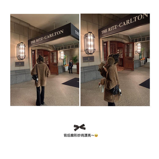 金蘑菇菇 熊熊教首席可爱 / 100羊毛颗粒绒 外套+耳罩 商品图5