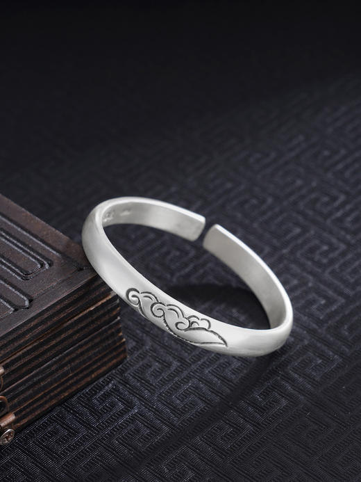 【祥云之乐】子佩集S999手工银手镯(儿童款)原创设计【55551212】2506 商品图0