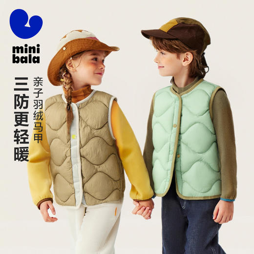 【爆品主推】【亲子三防】迷你巴拉羽绒服冬季新款轻暖三防双面穿儿童外套 商品图1