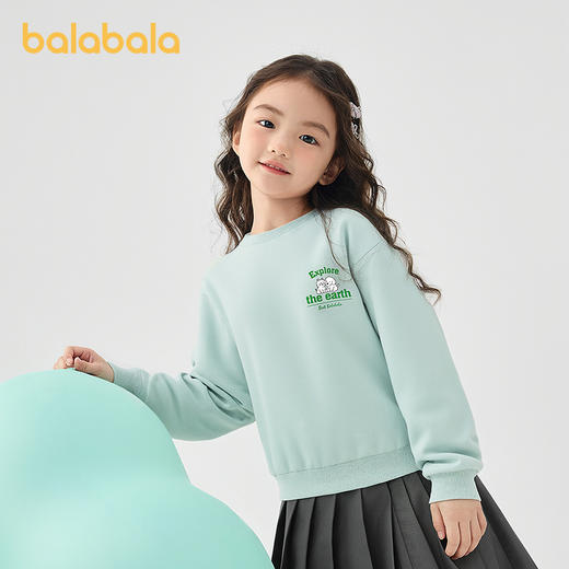 巴拉巴拉balaOne童装儿童卫衣男童女童2025新款冬装加绒休闲上衣 商品图2