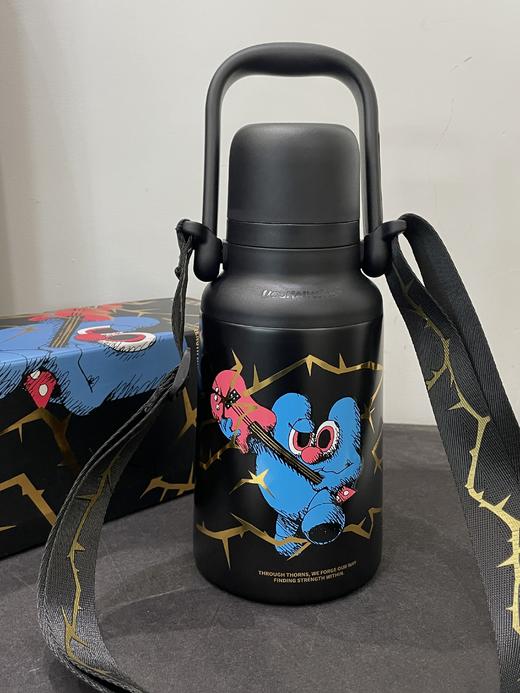 UOOHALITTLES1200ml保温悠悠桶UBW20（粉绿/黑色） 商品图4