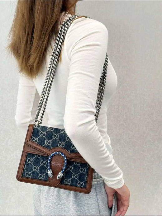 Gucci Dionysus 小号 丹宁 酒神 斜挎包 商品图1