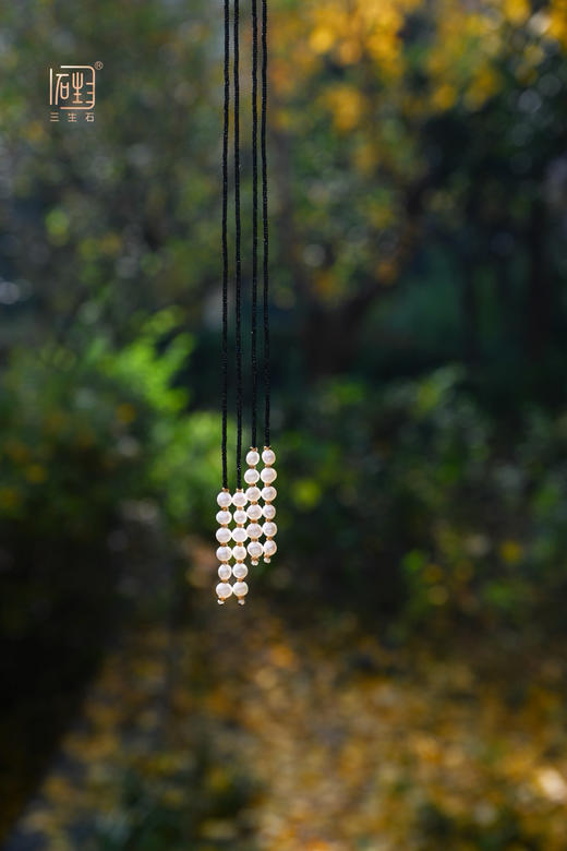 天然茶晶/尖晶石巴洛克珍珠多用设计长链 商品图10