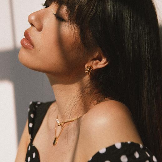 【E24024-g】alodia.co 织梦耳钉 以梦为马编织工艺复古精致RJ136 商品图3