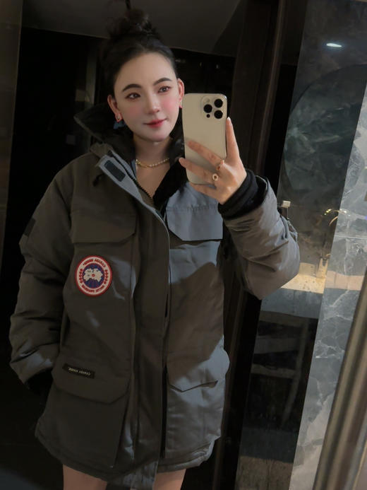 加拿大鹅🇨🇦*08远征款 派克大衣羽绒服 （蕾姐上身S，波哥穿m码） 商品图2