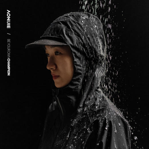 奥尼捷轻便越野跑冲锋衣跑步运动男女防风防水户外专业压胶风衣/FM5216 商品图3