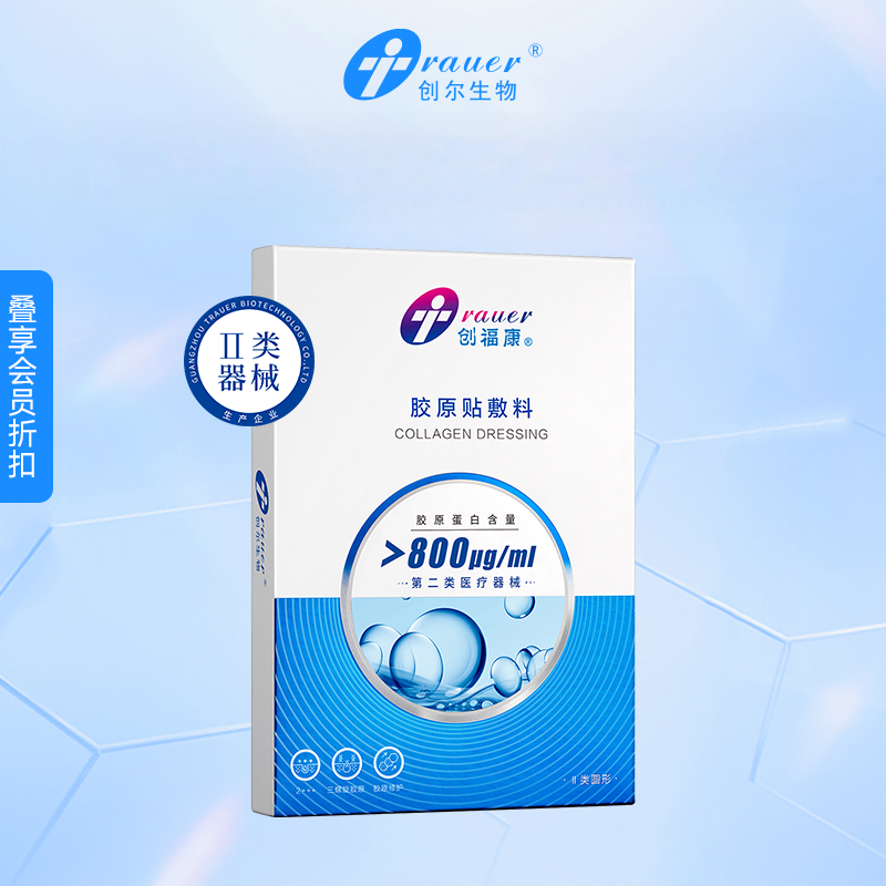 【800浓度】创福康 Ⅱ类胶原贴敷料（不参与店铺任何活动）