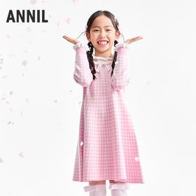 【实体店同款】女童针织连衣裙冬季新款安奈儿童装AG543420