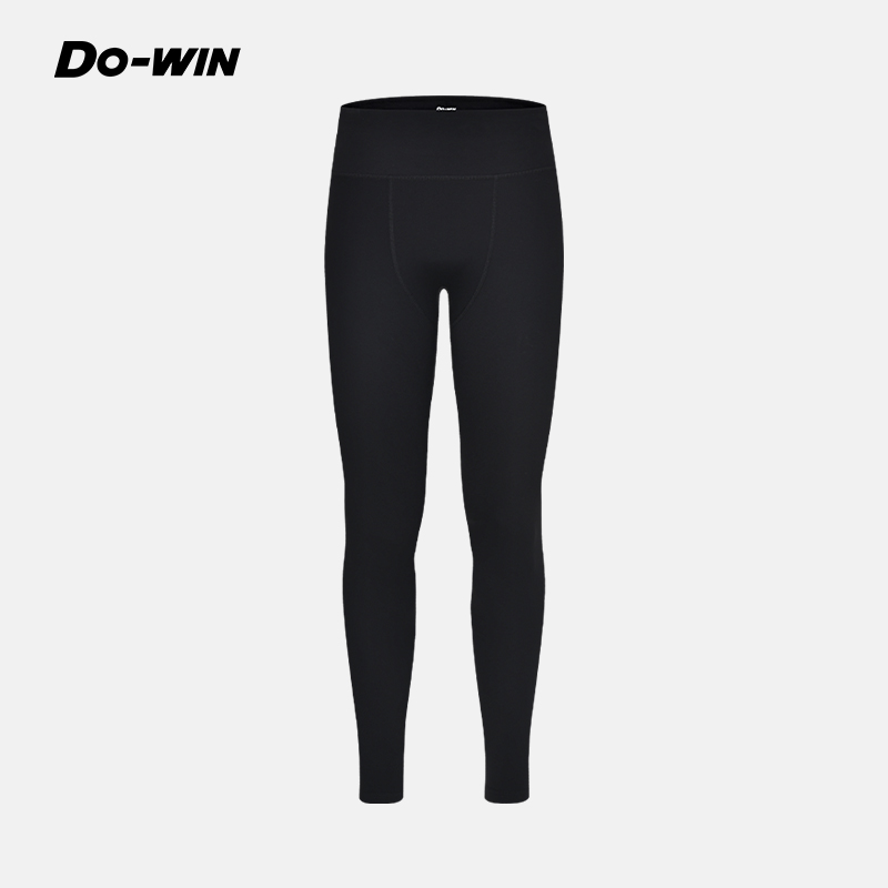 多威秋冬薄绒保暖男女高弹跑步运动户外压缩裤3552180