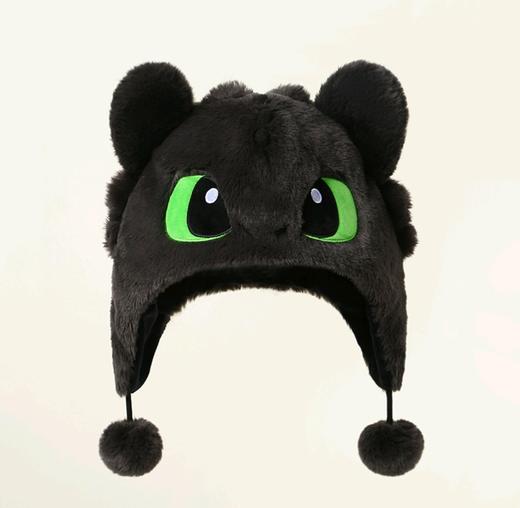 【抽奖赠品不可拍】元隆元创环球影业驯龙高手无牙仔萌萌没牙仔秋冬保暖防风童趣毛绒护耳帽 护耳帽款 商品图0