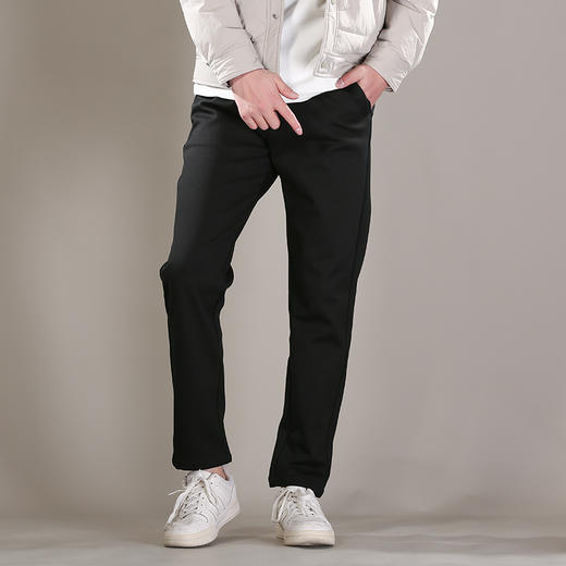 DRONKOO 2025 正常腰左袋绣线织唛复合绒基础款厚休闲长裤 商品图1