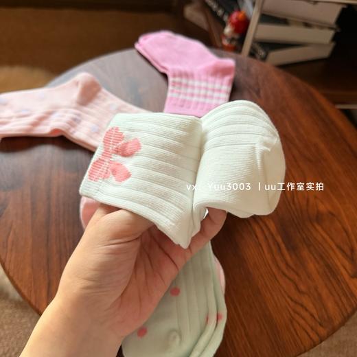 （FL代工厂做的外贸单）出口日本的95％天竺棉儿童袜~ 商品图5