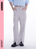ASMEMMO咦哇•“巴黎电台”翻折开衩直筒长裤免烫抗皱休闲裤夏潮 商品缩略图1