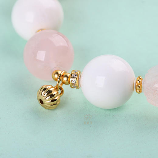 【遇善缘】粉晶牙雕手串  ZX2506252 商品图2