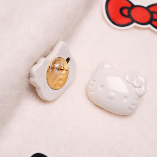 北京仓｜ANDRES GALLARDO-HELLO KITTY-50周年限量版 陶瓷 耳钉［西班牙设计师］ 商品图9