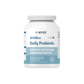 NYO3挪威进口肠活益生菌胶囊60粒/瓶   FX-A-953-1（效期28-3）