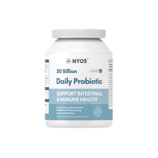 NYO3挪威进口肠活益生菌胶囊60粒/瓶   FX-A-953-1（效期28-3） 商品图0