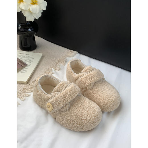 【YW】无忧购内增高加绒玛丽珍毛毛鞋女外穿冬季新勃肯鞋厚底棉鞋MIS-3768（截单后3-5天发货） 商品图3