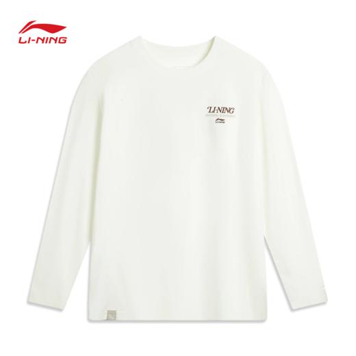 李宁男子冰感舒适吸湿排汗长袖文化衫AHSVC17 商品图3