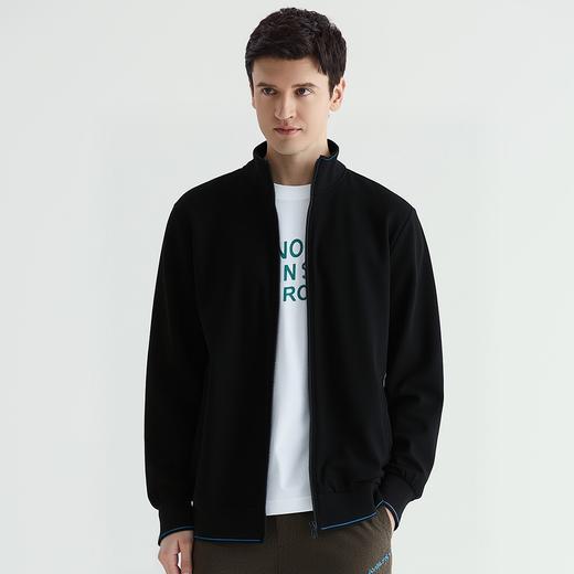 罗蒙春秋装男士外套休闲百搭运动通勤微弹垂感长袖外套男 商品图2